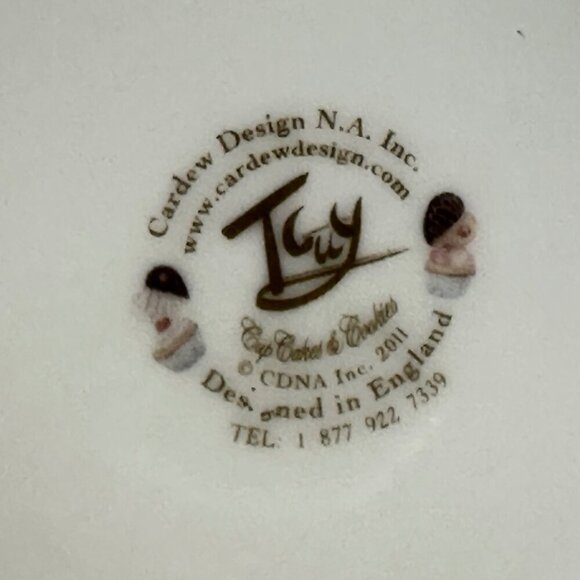 Paul Cardew Designs Cupcakes Cup and Saucer 8oz EUC Tea Party Cute Fun - Picture 6 of 11